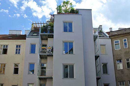 Obnova multifunkčního domu ve Vídni